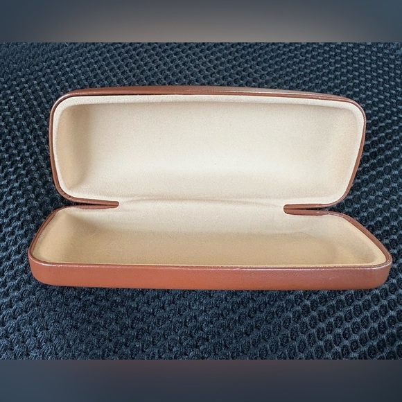 Longchamp Chocolate Brown Eyewear Case - Unisex - Picture 2 of 9